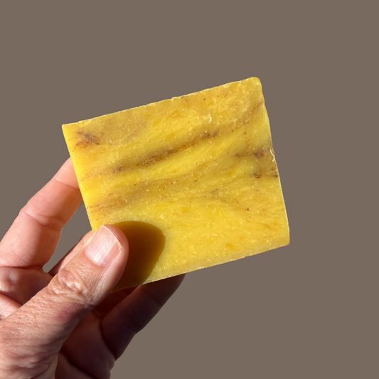 Skin Brightening Bar | Lemon, Turmeric, & Kojic Acid Soap | For Acne, Dark Spots, & Hyperpigmentation